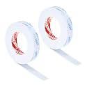PATIKIL 1"W x 5/64"T x 16.4Ft EVA Single Sided Foam Tape, 2Pcs Multipurpose Sealing Strip Foam Waterproof Weather Stripping Foam Sealing Foam Strips with Adhesive for Door, White