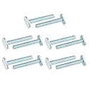 PATIKIL 1/4"-20 T Track Bolts T-Slot Kayak Rail Bolt Accessories 10PCS