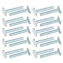 PATIKIL 1/4"-20 T Track Bolts T-Slot Kayak Rail Bolt Accessories 20PCS