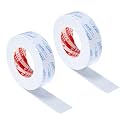 PATIKIL 1-9/16"W x 5/64" T x 16.4Ft EVA Single Sided Foam Tape, 2Pcs Multipurpose Sealing Strip Foam Waterproof Weather Stripping Foam Sealing Foam Strips with Adhesive for Door, White