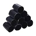 PATIKIL 10 Rolls Latch Hook Yarn Precut Hook Rugs Yarn, Black