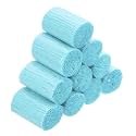 PATIKIL 10 Rolls Latch Hook Yarn, Latch Hook Kit Yarn Precut Hook Rugs Yarn Making Crochet Bundles for Latch Hook Rug Adults Beginners Tapestry DIY Craft, Sky Blue