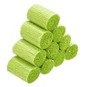 PATIKIL 10 Rolls Latch Hook Yarn Kit, Precut Rugs Making Crochet Bundles for Adults Beginners Tapestry DIY Craft, Light Green