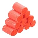 PATIKIL 10 Rolls Latch Hook Yarn, Precut Rug Making Kit for Adults Beginners, Crochet Bundles for Tapestry DIY Craft, Dark Orange