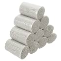 PATIKIL 10 Rolls Latch Hook Yarn, Latch Hook Kit Yarn Precut Hook Rugs Yarn Making Crochet Bundles for Latch Hook Rug Adults Beginners Tapestry DIY Craft, Light Grey