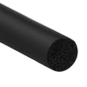 PATIKIL 15/64 Inch x 32.8 Feet Backer Rod, Foam Rope Caulk Crack Joint Filler Roll Seal Weather Strip for Home Construction, Black
