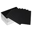PATIKIL 200 Pack Metal Business Cards Blank, 0.21mm Thick 3.4x2.1 Inch Aluminum Laser Engrave Printable Name Card for Custom DIY, Matte Black