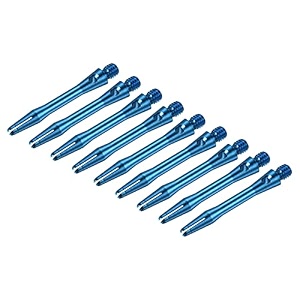 patikil 35mm dart shafts medium 2ba thread aluminum dart stems dart accessories throwing fitting for steel tip - 9 pack sky blue