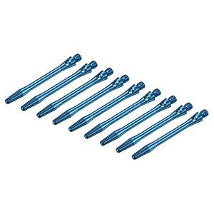 patikil 45mm dart shafts medium 2ba thread aluminum dart stems dart accessories throwing fitting for steel tip - 9 pack sky blue
