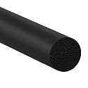 PATIKIL 5/8 Inch x 32.8 Feet Backer Rod, Foam Rope Caulk Crack Joint Filler Roll Seal Weather Strip for Home Construction, Black