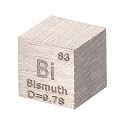PATIKIL Bismuth Cube, 10mm Bi-Density Cube High Density Element Cube Unique Metal Cube Periodic Table of Elements Collections Lab Experiment Teacher Scientific Classes