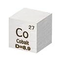 PATIKIL Cobalt Cube, 10mm Co-Density Cube High Density Element Cube Unique Metal Cube Periodic Table of Elements Collections Lab Experiment Teacher Scientific Classes