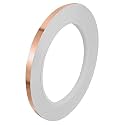 PATIKIL Copper Tape 0.2 Inch x 21 Yards 0.05 Thick Copper Foil Tape Single Sided Conductive Adhesive EMI Shielding for Electronics, Circuits, Grounding