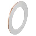 PATIKIL Copper Tape 0.12 Inch x 21 Yards 0.05 Thick Copper Foil Tape Single Sided Conductive Adhesive EMI Shielding for Electronics, Circuits, Grounding