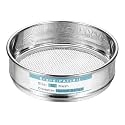 PATIKIL Lab Sieve 10 Mesh 2mm 5.9"/15cm Diameter Sifting Screen
