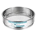 PATIKIL Lab Sieve 8 Mesh 2.5mm 5.9"/15cm Diameter Sifting Screen