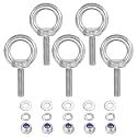 PATIKIL M8 x 30mm Lifting Shoulder Eye Bolt Set 304 Stainless Steel 5Pcs