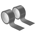 PATIKIL Non Stick Static Tapes 2 in x 50 Ft, 2 Roll Duct Tape No Glue Electrostatic Adsorption Tape for Organizing Cables Securing Crafts, Silver