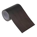 PATIKIL Wood Grain Repair Tape 3" x15ft, Self Adhesive Realistic Textured Repair Tape Patch for Floor Door Table Cabinets Desk,Black Wood Grain