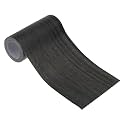 PATIKIL Wood Grain Repair Tape 4" x15ft, Self Adhesive Realistic Textured Repair Tape Patch for Floor Door Table Cabinets Desk,Ebony