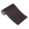 PATIKIL Wood Grain Repair Tape 4.7" x15ft, Self Adhesive Realistic Textured Repair Tape Patch for Floor Door Table Cabinets Desk,Black Wood Grain
