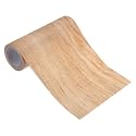 PATIKIL Wood Grain Repair Tape 6" x15ft, Self Adhesive Realistic Textured Repair Tape Patch for Floor Door Table Cabinets Desk,Light Chestnut Maple