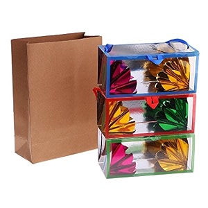 kid portable paper bag flower boxes appearing illusion magic trick conjuring for party shoole street magic show