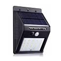 Led Solar Motion Sensor Light, Plastic Outdoor Weatherproof for Driveway Garden Path Yard Outdoor, Home Decoration White (001) (1)