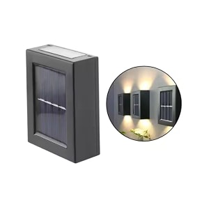solar wall light exterior porch lights fence fixture deck patio decor water resistant modern sconce for outdoor backyard garden 1