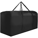 Patio Water-Resistant Extra Large Protective Zippered Outdoor Cushion Furniture Storage Bag with Handles, 68in L x 30in W x 20in H (1 Pack)