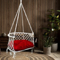Patiofy Cotton Large Swing (Clear, White, DIY(Do-It-Yourself))