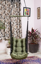 Patiofy Hammock Swing/ Jhula for Adults/ Swing Chair for Adults for Home/ Swing Chair Cotton Hammock (Green, DIY(Do-It-Yourself))