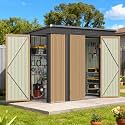 Patiowell 8x4 FT Storage Shed Metal Tool
