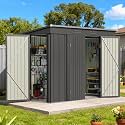 Patiowell 8x4 FT Storage Shed Outdoor Metal