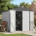Patiowell 8x6 FT Outdoor Storage Shed with