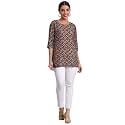 PATLANI Women39s Cotton Printed Short Fullstitched KurtiKurtas.