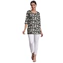 PATLANI Women39s Cotton Printed Short Fullstitched KurtiKurtas.