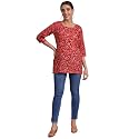 PATLANI Women39s Cotton Printed Short Fullstitched KurtiKurtas.