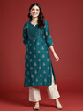 PATMED Women Printed A-line Kurta