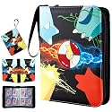 PATPAT® 400 Pockets Poke-mon Game Card Binder for Cards Trading Cards Holder Organizer, Poke-mon Cards Collection Bag Game Cards Binder Case, Game Cards Case Gifts for Kids Boys Girls