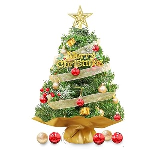 patpat christmas tree 24 inch60 cm mini full decor set diy assembly