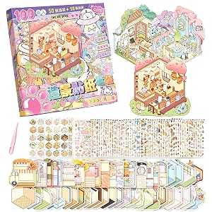patpat stickers for kids activity 100 sheets 3d stickers set for girls