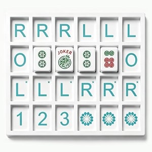 patpat american mahjong board games practice board solo training tool