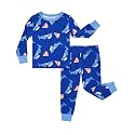 PATPAT Bamboo Viscose Pajama Sets for Toddler Boys &amp; Girls Baby Kids, Ultra-soft Snug fit Pjs Sleepers for Birthday Holiday