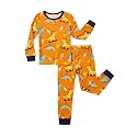 PATPAT Bamboo Viscose Pajama Sets for Toddler Boys &amp; Girls Baby Kids, Ultra-soft Snug fit Pjs Sleepers for Birthday Holiday