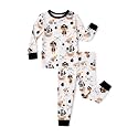 PATPAT Bamboo Viscose Pajama Sets for Toddler Boys &amp; Girls Baby Kids, Ultra-soft Snug fit Pjs Sleepers for Birthday Holiday