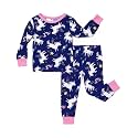 PATPAT Bamboo Viscose Pajama Sets for Toddler Boys &amp; Girls Baby Kids, Ultra-soft Snug fit Pjs Sleepers for Birthday Holiday