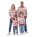 PATPAT Christmas Sweater Family Set Long Sleeve Knit Sweater Holiday Xmas Knitted Pullover