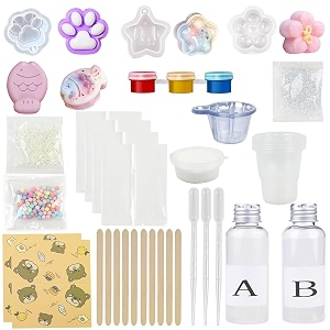 patpat diy squishy making kit 3d silicone mold tools included