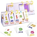 PATPAT English Flash Cards Preschool Phonics CVC